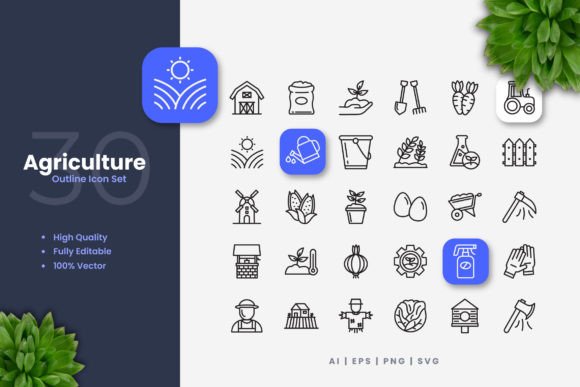 Agriculture Graphics for Modern Branding