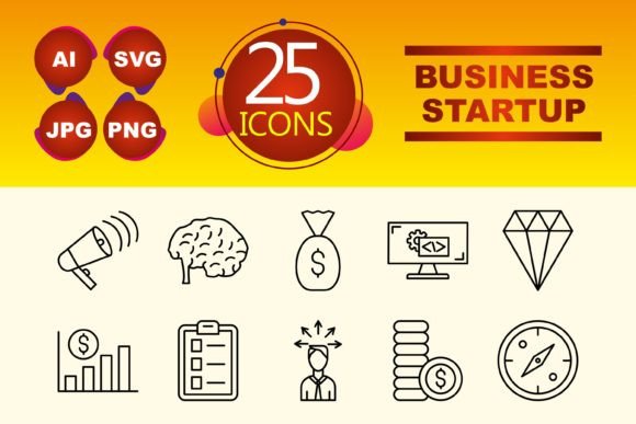 Business Startup Graphics: A Design Asset for Modern Branding
