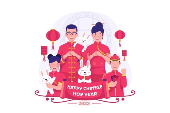 Chinese New Year Graphics for Local Branding