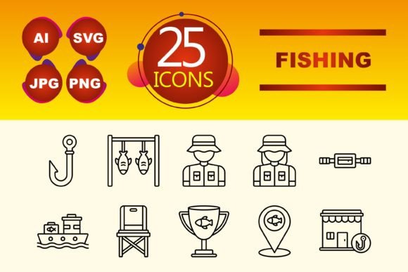 Fishing Graphics for Crafters