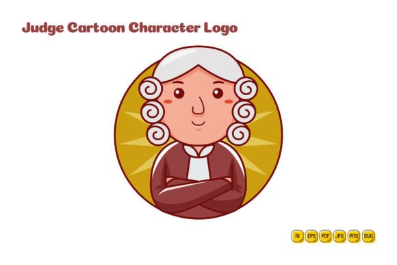 Judge Cartoon Character Logo 03 Review