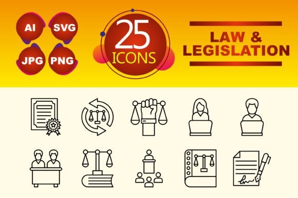 Law Legislation Graphics for Modern Branding