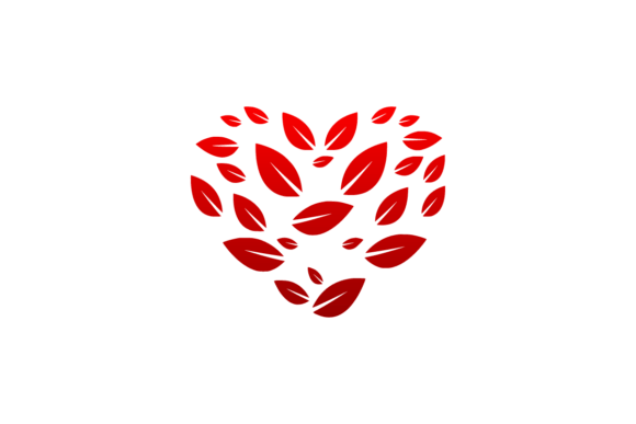 Leaf Love Graphic Design SVG