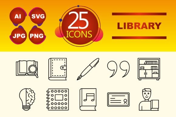 Library Icons