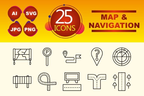 Map and Navigation Graphics for Digital Selling
