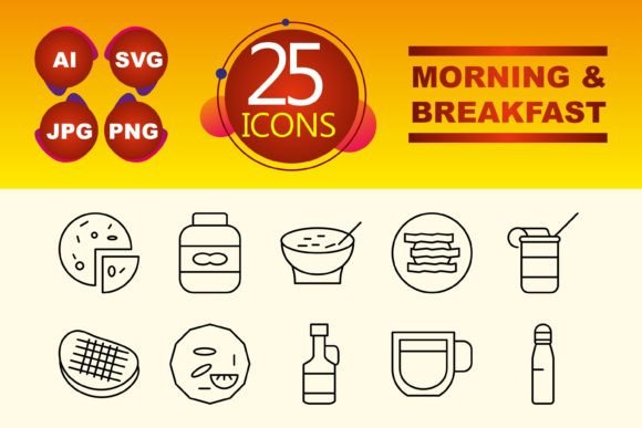 Morning and Breakfast Graphics