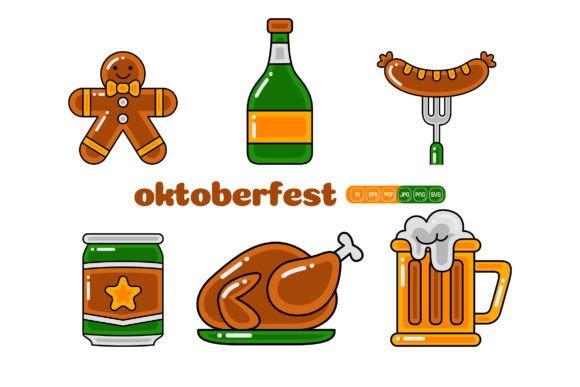 Oktoberfest Vector Pack 01 Graphics and Icons