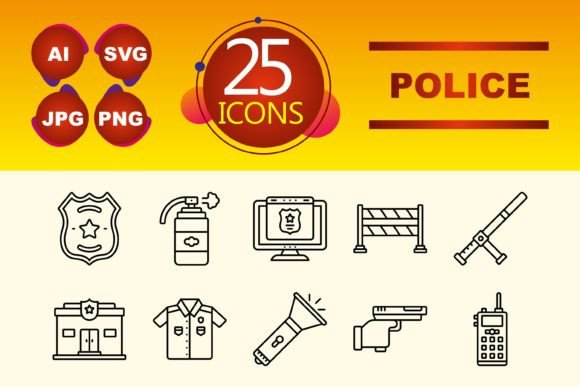 Police Graphics for Modern Branding