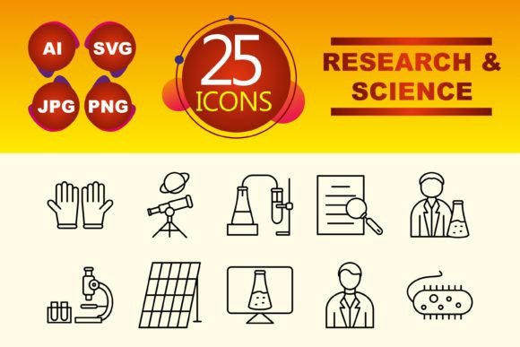 Research and Science Graphics for Modern Branding