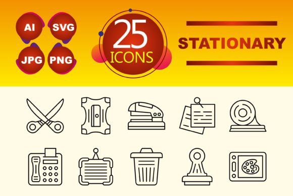 Stationary Graphics for Digital Sellers