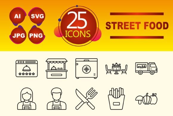 Street Food Graphics for Crafters