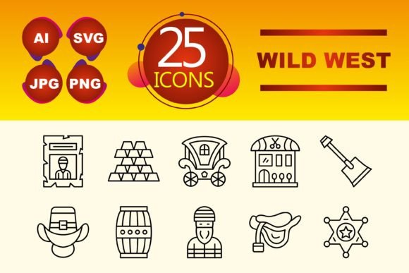 Wild West Graphics for Digital Sellers